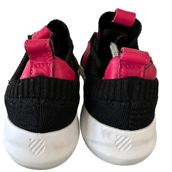 K-Swiss Women Gen-K Icon Knit Shoes 95578 052 M Low Black Ginger Spice Size 8.5